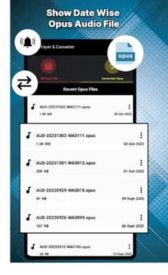 Opus Player & Converter android App screenshot 3